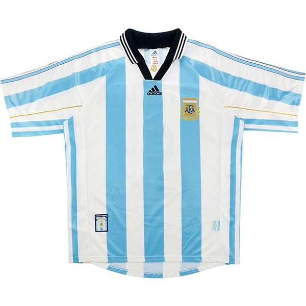 Authentic Camiseta Argentina 1ª Retro 1998 Azul